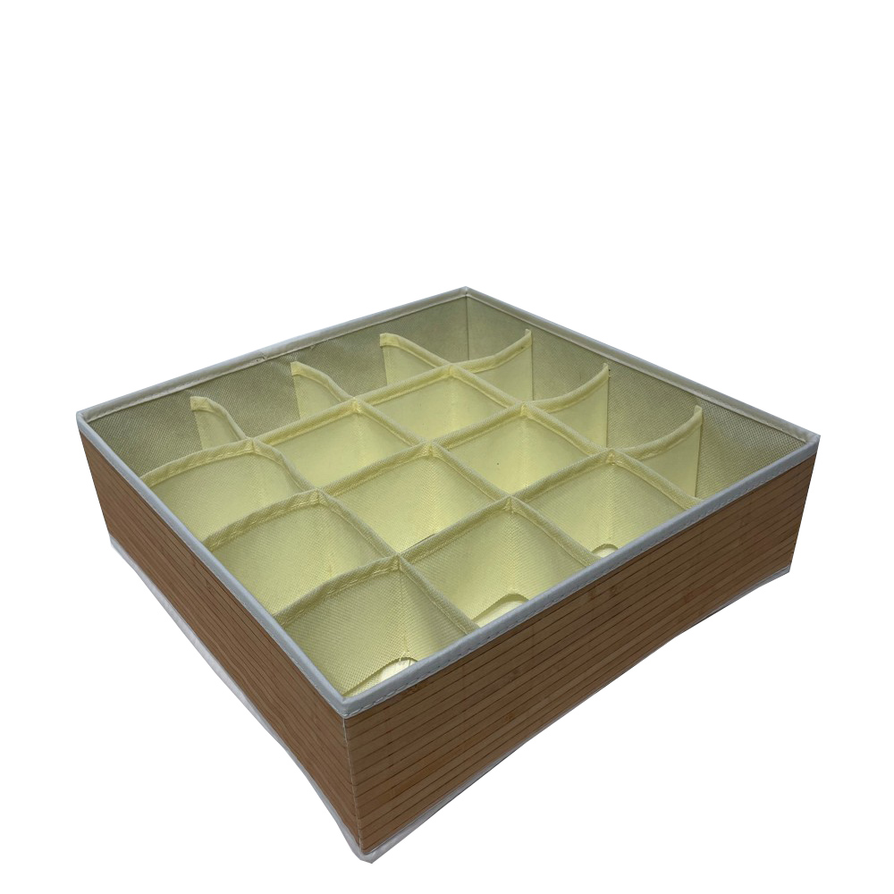 Drawer divider organizer with bamboo pattern